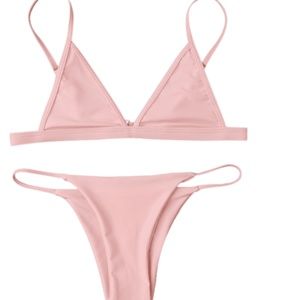 Zaful Light Pink String Bikini (Medium)